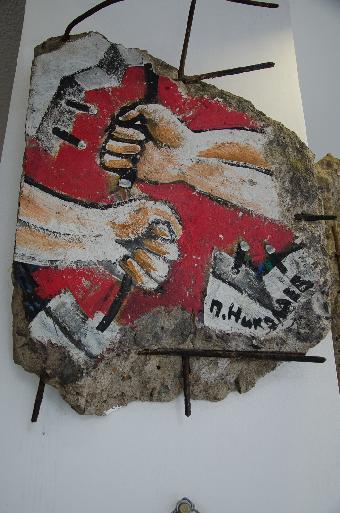 Graffiti on the Berlin Wall