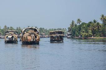 House boats of Alleppey