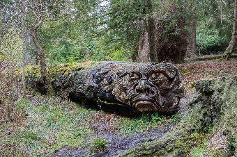 Carving at Cragside